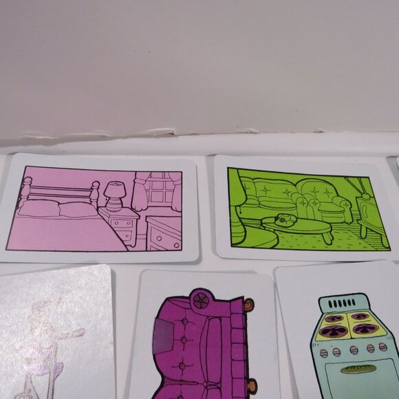 4 Picture Card Games 1972 Milton Bradley #7579 LIKE NEW CARDS, ALL PIECES - Picture 8 of 16